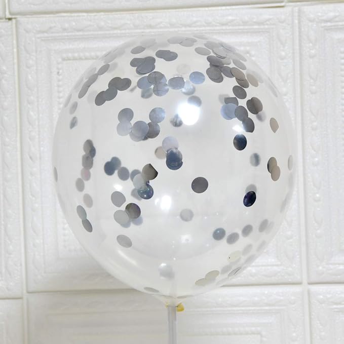 Party Balloons 12inch 50 Pcs Latex Confetti Balloons Birthday Balloons Party - Image 4