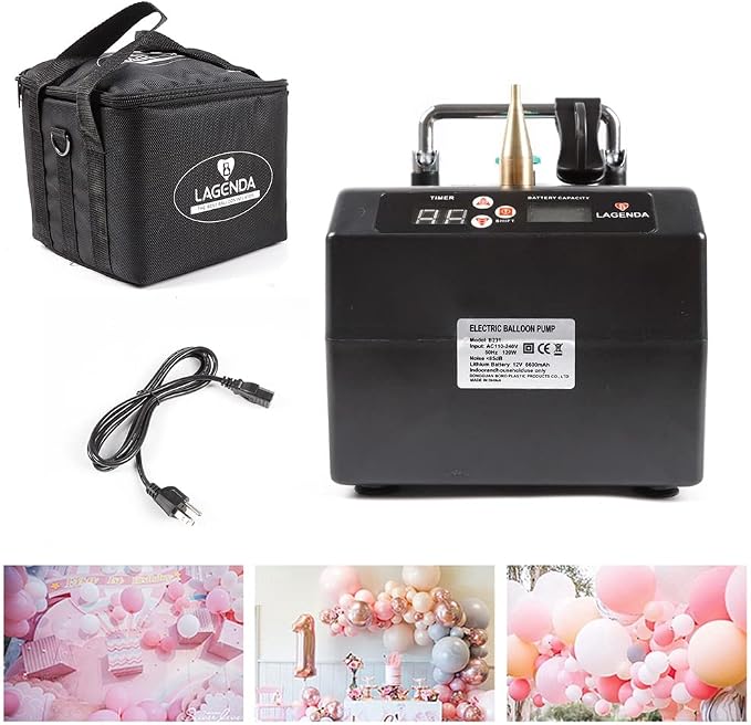 Lagenda Electric Air Balloon Pump, B231 Portable Professional Automatic - Image 4