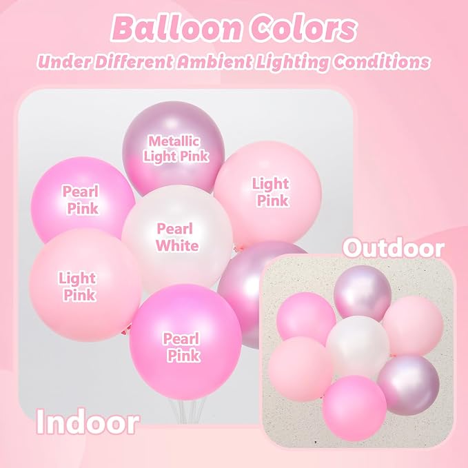Light Pink and White Balloons - Image 4