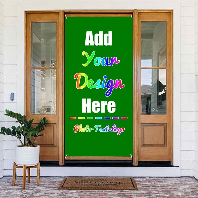Custom Door Cover Banner, Customized Door Banner, by ZOLRITH