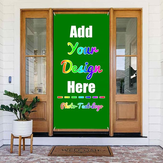 Custom Door Cover Banner, Customized Door Banner, by ZOLRITH