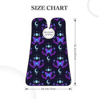 Adjustable Beard Catcher Apron, Magic Moon Moth Mystical Goth Astrology Art Shave Bib, Non-Stick Waterproof Grooming Bib, Shaving Essential for Men Dad Christmas