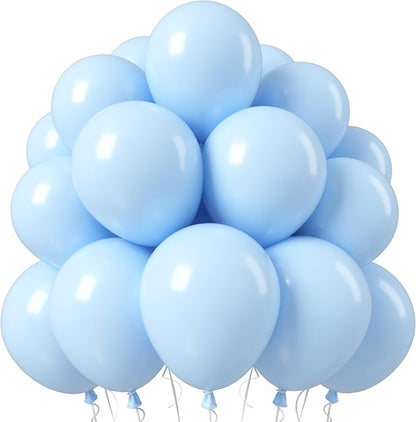Jobkoo Pastel Blue Balloons 12 Inch by Jobkoo