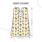 Beard Grooming Cape, Waterproof Hair Catcher for Shaving Trimming, Non-Stick Bib Apron Gifts for Dad Men, Female Ladies Legs Various Mushrooms Shave Bib