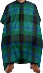 Extra Large Hair Styling Cape, Scottish Tartan Plaid Haircut Apron Haircuting Salon Cape Gown for Hair Cutting Styling