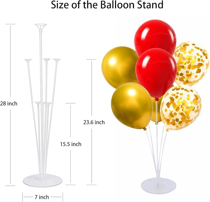 6 Set Balloon Stand Kit for Table Centerpieces - Image 5