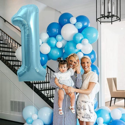 Pearl Blue Number 6 Balloon 40 Inch - Image 7