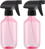 Empty Spray Bottles,10 oz Refillable Water Spray Bottle Adjustable Nozzle Mist/Stream Squirt Bottle for Hair Styling Watering Plants Cleaning Products