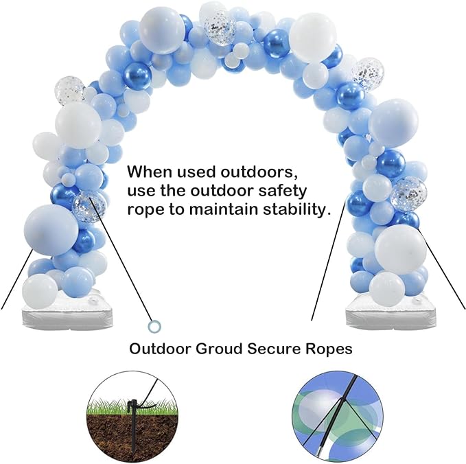 Balloon Arch Kit, 10Ft Width & 9Ft Height Adjustable | Balloon Arch Stand - Image 3