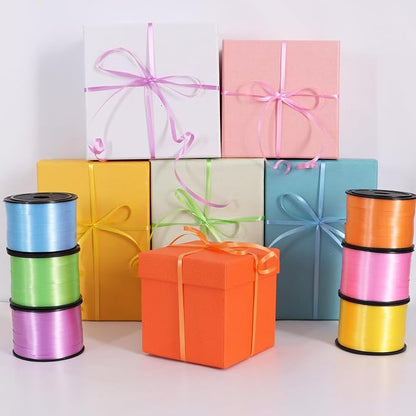 TONIFUL 6 Colors Light Rainbow Curling Ribbon Balloon String - Image 5
