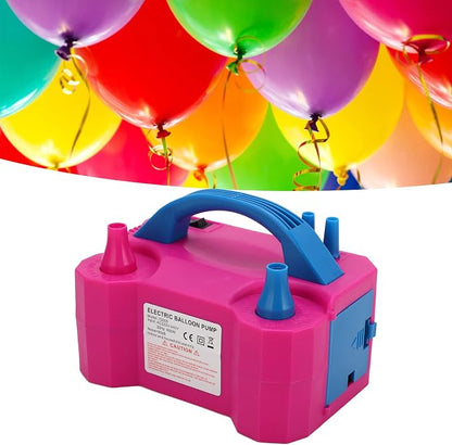 600W Electric Air Balloon Pump Dual Nozzle Automatic Balloon Inflator Blowing - Image 5