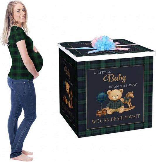 AmazingSpark 28in Giant Gender Reveal Gift Box by Unknown