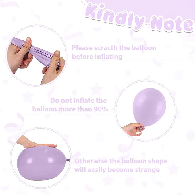 Pastel Pink Blue Purple Balloons - Image 7