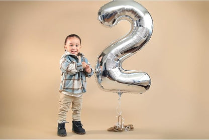 Sliver Number 1 Balloon 40 Inch - Image 8