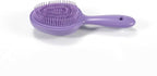 Double Sided Scalp Massager Hair Growth, Shampoo Brush Head Scalp Massager for Hair Growth Scalp Scrubber with Soft Silicone Bristles (Purple)