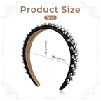 Spiked Headband, Punk Studded Rivet Rock Hair Hoop For Women, Gothic Black Spiked Headpiece