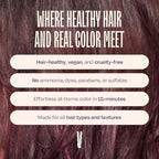 Overtone Semi Permanent Hair Color Conditioner, Smoky Lavender, 8 oz, Nourishing, Damage-Free, Color Depositing Mask for All Hair Types with Shea Butter & Coconut Oil, Vegan & Cruelty-Free