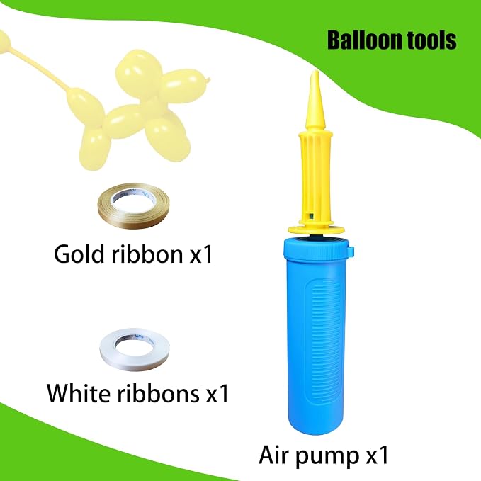 XIRUISHEN 200PCS 260 Balloons and 12-inch Round Balloons Colorful colors - Image 3