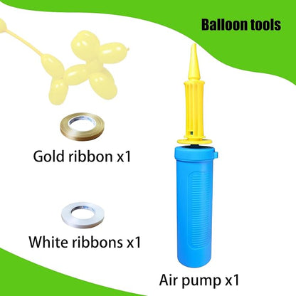 XIRUISHEN 200PCS 260 Balloons and 12-inch Round Balloons Colorful colors - Image 3