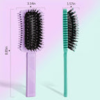Curly Hair Brush 2 Pack, Volume Curl Defining Brush for Effortlessly Detangling Shaping and Styling Women's Curls, Reduce Pulling