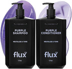 Purple Shampoo and Conditioner for Blonde Hair Women & Men – Blonde & Silver Hair Toning – Anti-Brass Sulfate Free Shampoo and Conditioner 17oz