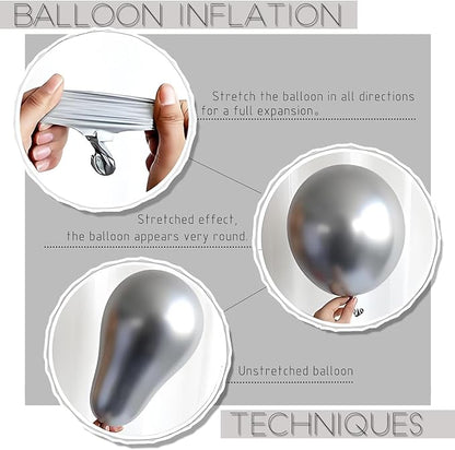 2 Sets 10" White Balloon Column Stand Kit - Image 4
