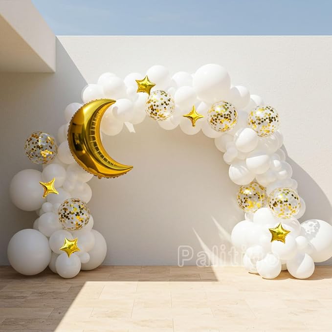 White Balloon Garland Kit - Image 3