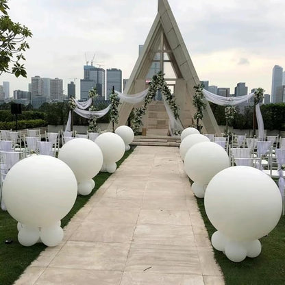 30 Pack White Balloons 36 Inch White Latex Large Balloon Bulk - Image 6