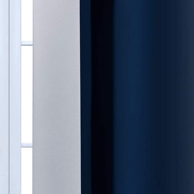 Yakamok Ombre Curtains Blue and Greyish White - Image 7