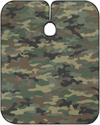 Unisex Cool Camo Camouflage Military Hair Styling Cape, Full Coverage Hairdressing Apron for Barber Salon, Profession Barbershop Supplies