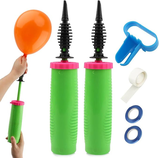 2pcs Balloon Pump Hand Two-Way Dual Action inflate, by Unknown