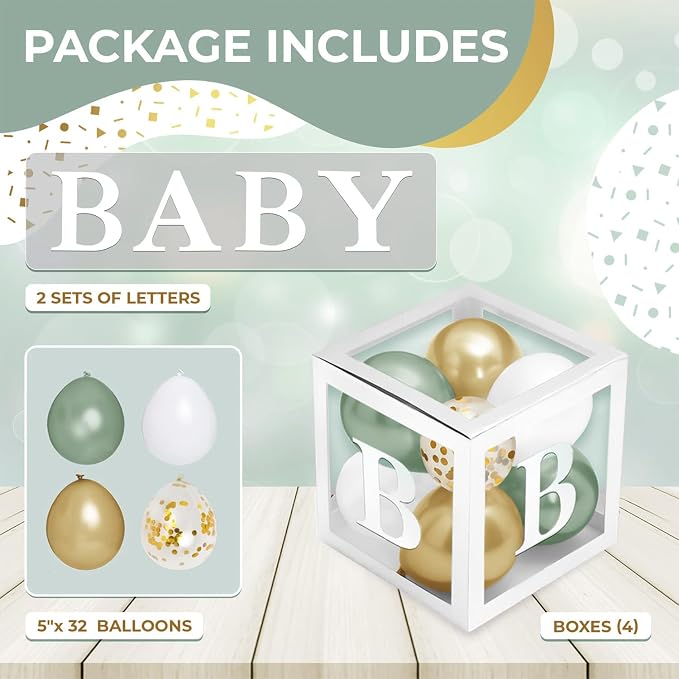 44-Piece Baby Shower Decorations - Image 2