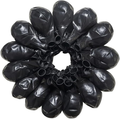 90 Pack Black Balloons 18 inch Black Latex Party big Balloon Bulk by ZWZLIULIAN