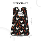 Professional Beard Bib, Non-Stick Hair Catcher Apron Waterproof, Shaving Grooming Essential for Men Dad, Chicken Hens Rooster Shave Bib