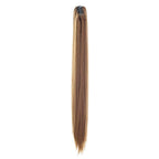 SWACC 28-Inch Long Straight Claw Clip Ponytail Extensions Synthetic Hair Extensions Ponytail Jaw Clip Hair Pieces for Women (Strawberry Blonde-27#)