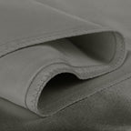BLISSFORD Satin Pillowcase with Zipper, for Hair and Skin Care, Feels Soft and Cool Like a Silk Pillowcase, Satin Pillow Cases 2 Pack, Slik Pillow Cover, Dark Grey - Standard Size