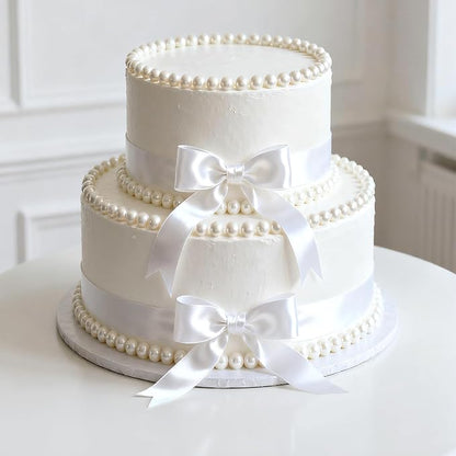 KINGLAKE White Satin Ribbon - Image 7
