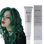 PureStyle 100g Professional Permanent Hair Color Dye Cream Ammonia Free, Long Lasting Ash Green Brown Color, Natural Shine, For All Hair Types Easy At Home Application (9/21 Ash Green Brown)