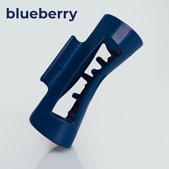 The Original Mello Hair Claw Clip Squishy Claw Clip Made in Korea Patent Pending 30021976 (Pink, Red, Blue, 3 Pack Medium)