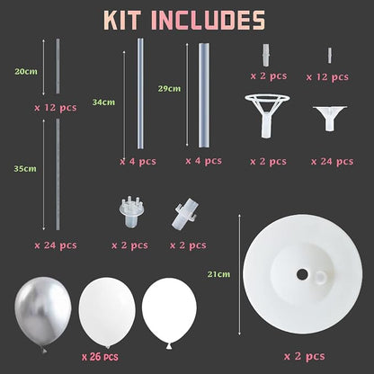2 Set Wedding Balloon Column Kit - Image 2
