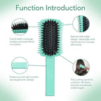 Curly Hair Brush Defining, Volume Curl Defining Brush for Effortlessly Detangling Shaping and Styling Women's Curls, Waves & Coils, Curly Hair Products, Reduce Frizz