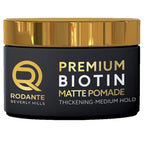Biotin Matte Cream Texture Paste Clay Pomade, Premium Thickening Cream Medium Hold & Anti Hair Loss and Hair Growth Support for Thinning Hair for Men 85 g / 3 oz