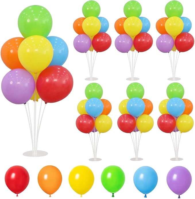 6 Balloon Stand Kit for Table Centerpieces by Unknown