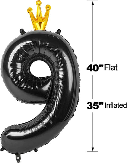 Black 9 Balloon - Image 6