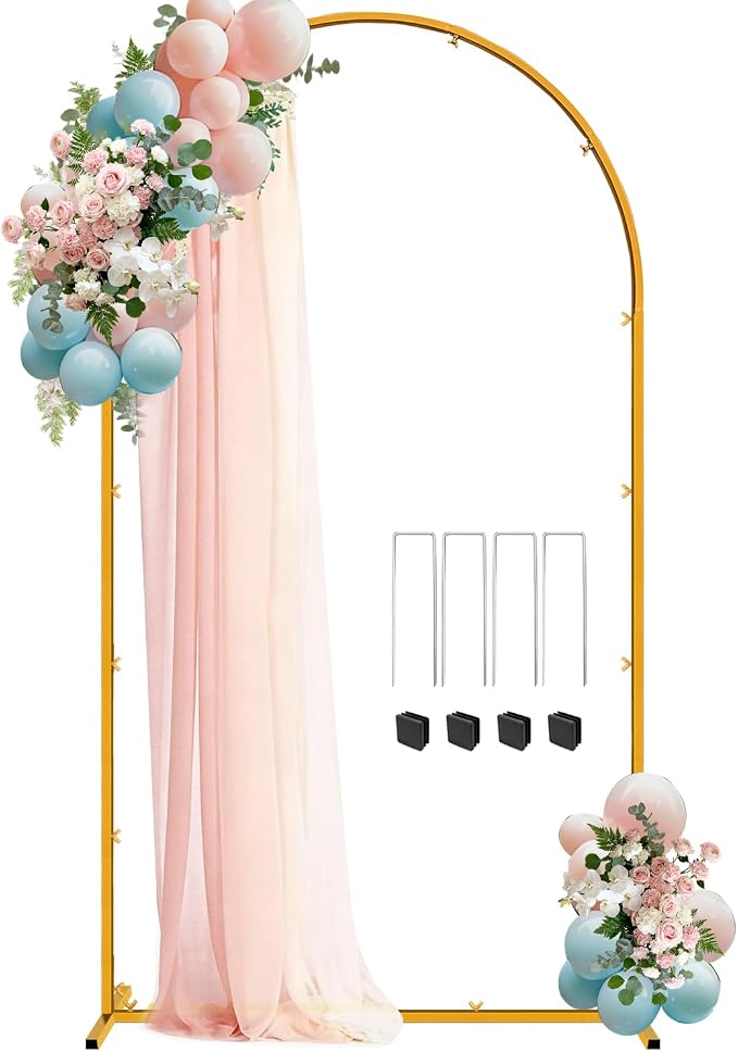 7.2 FT Wedding Arch Backdrop Stand by Chesjin