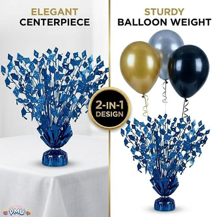PMU 3 Pcs Blue Graduation Balloon Weights, Graduation Centerpieces - Image 5