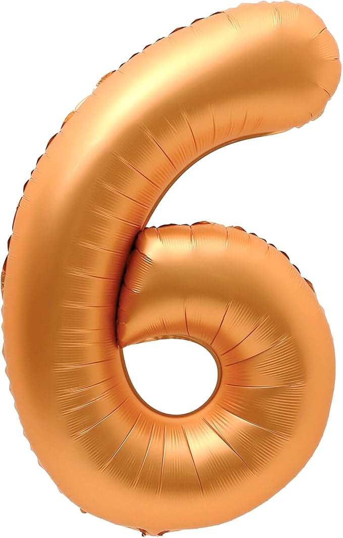 Number 6 Balloon, 6 Balloon, Number Balloons 40 Inch by VHUWE