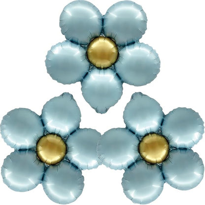 Daisy Balloons Party Decorations Blue Flower Balloons Kit by Unknown