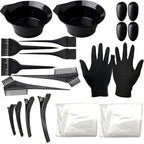 Hair Dye Tools Kit Hairdressing Brush Comb Earmuffs Mixing Bowl Hair Coloring Tools Set 22PCS