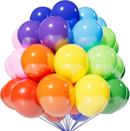 120 Balloons Rainbow Thickened 12 Inch by Kawkalsh
